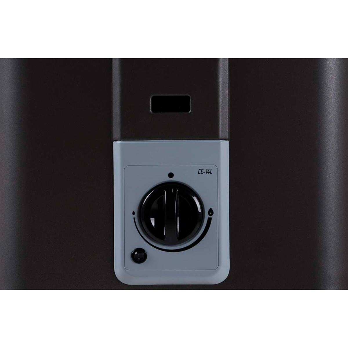 Calefon A Gas Natural 14L Escorial CE-14LBN Grafito